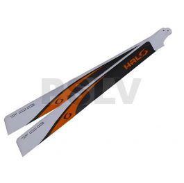 217321  HALO Carbon Fiber Flybarless main blades 700L-CFA 
